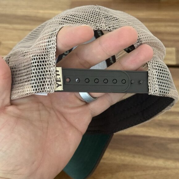 Yeti Coolers Mesh Trucker Snapback Hat Cap Baseball Outdoor Hike Unisex Black - Picture 8 of 9